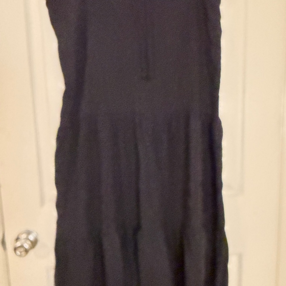 Shade & Shore Strapless Black Maxi Dress